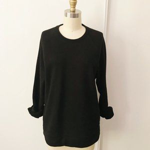 James Perse Black Pullover Sweatshirt Sweater